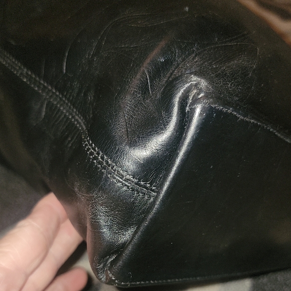 OFFERS EXCEPTED...CHANEL VINTAGE LARGE LAMBSKIN LEATHER TOTE !AUTHENTIC - Picture 6 of 11